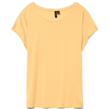 Camiseta VERO MODA Plain Golden haze Medium Yellow