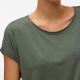 Camiseta VERO MODA Plain Laurel wreath Medium Green