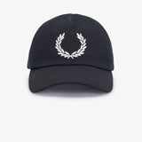 Gorra FRED PERRY Lona Logotipo Negro