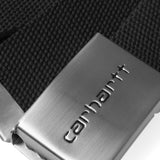 Cinturón CARHARTT WIP Clip Chrome Black