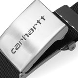 Cinturón CARHARTT WIP Clip Chrome Black