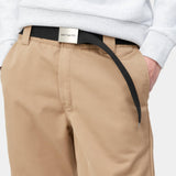Cinturón CARHARTT WIP Clip Chrome Black