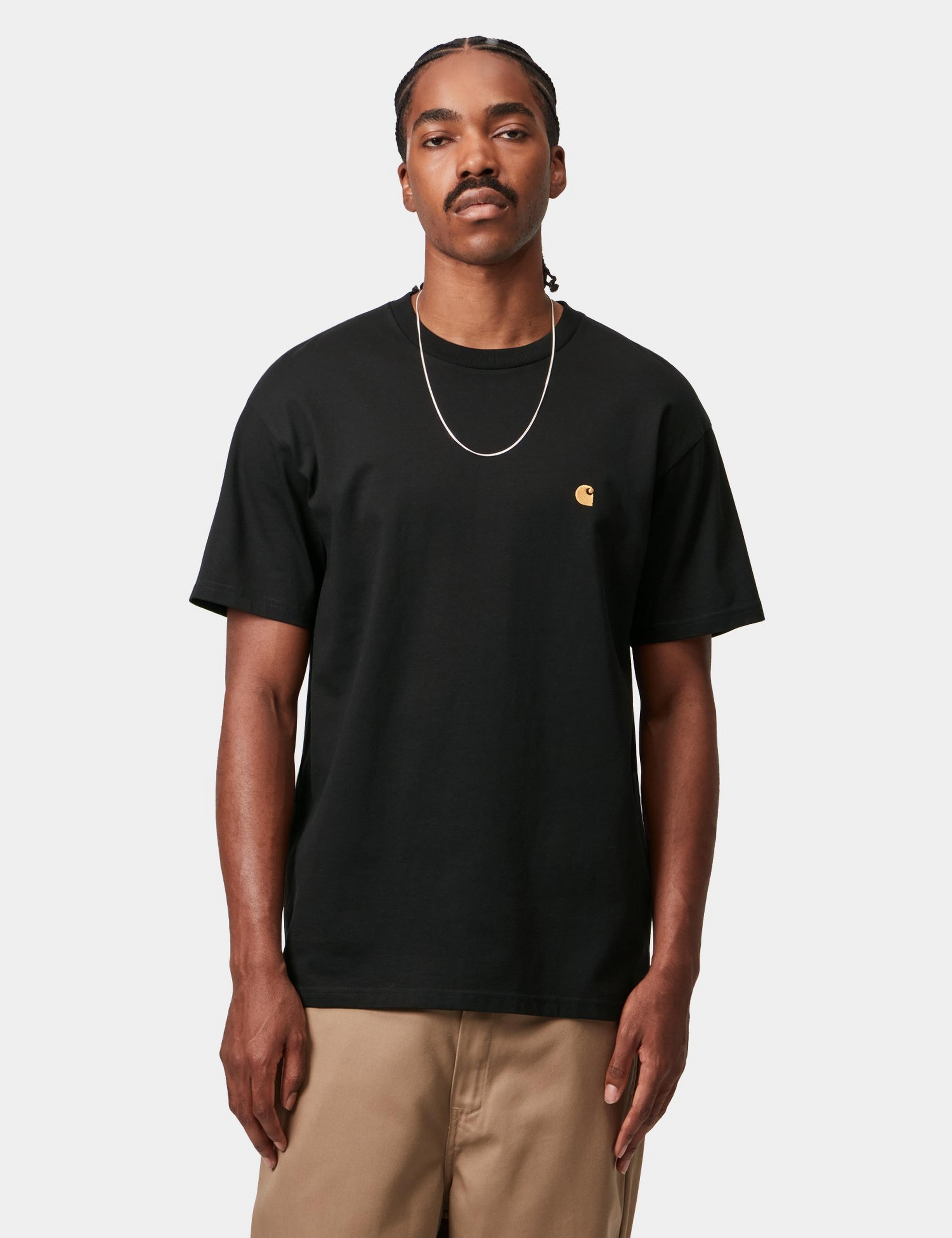 Camiseta CARHARTT WIP Chase Black / Gold