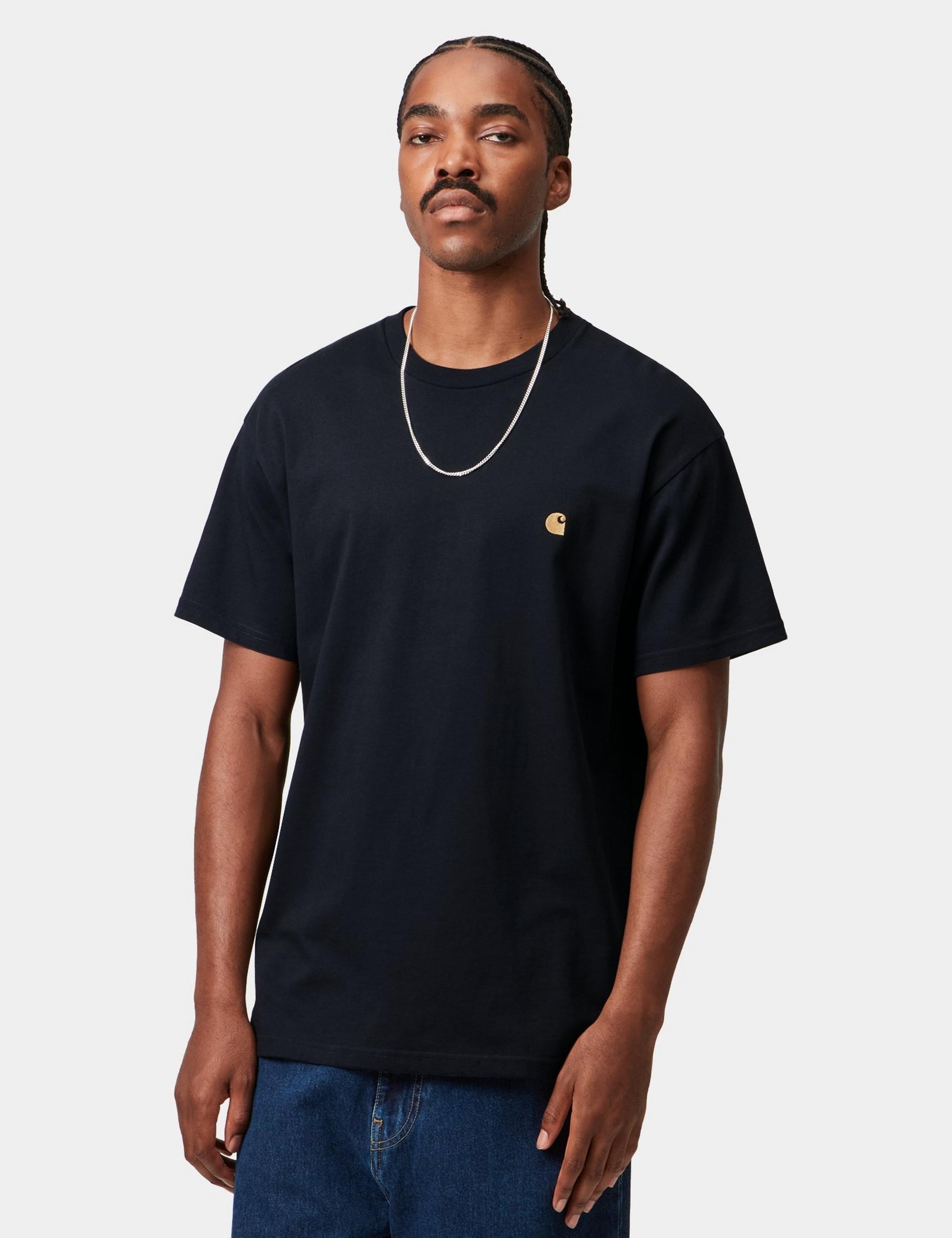 Camiseta CARHARTT WIP Chase Dark Navy / Gold