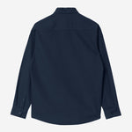 Camisa CARHARTT WIP L/S Bolton Dark Navy, vista trasera