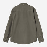 Camisa CARHARTT WIP L/S Bolton Shungite, vista trasera
