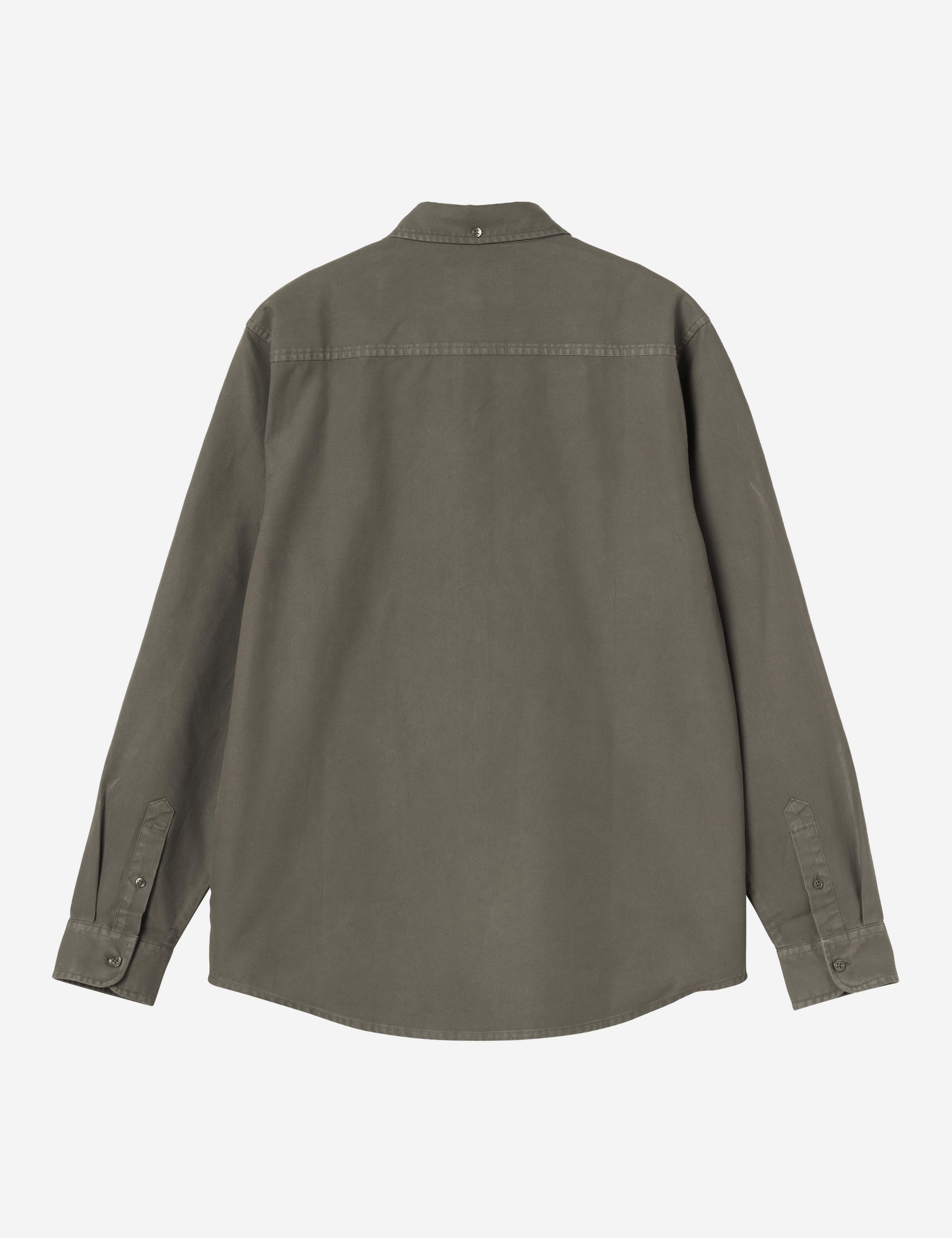 Camisa CARHARTT WIP L/S Bolton Shungite, vista trasera