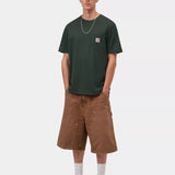 Camiseta CARHARTT WIP S/S Pocket Dark Scarab