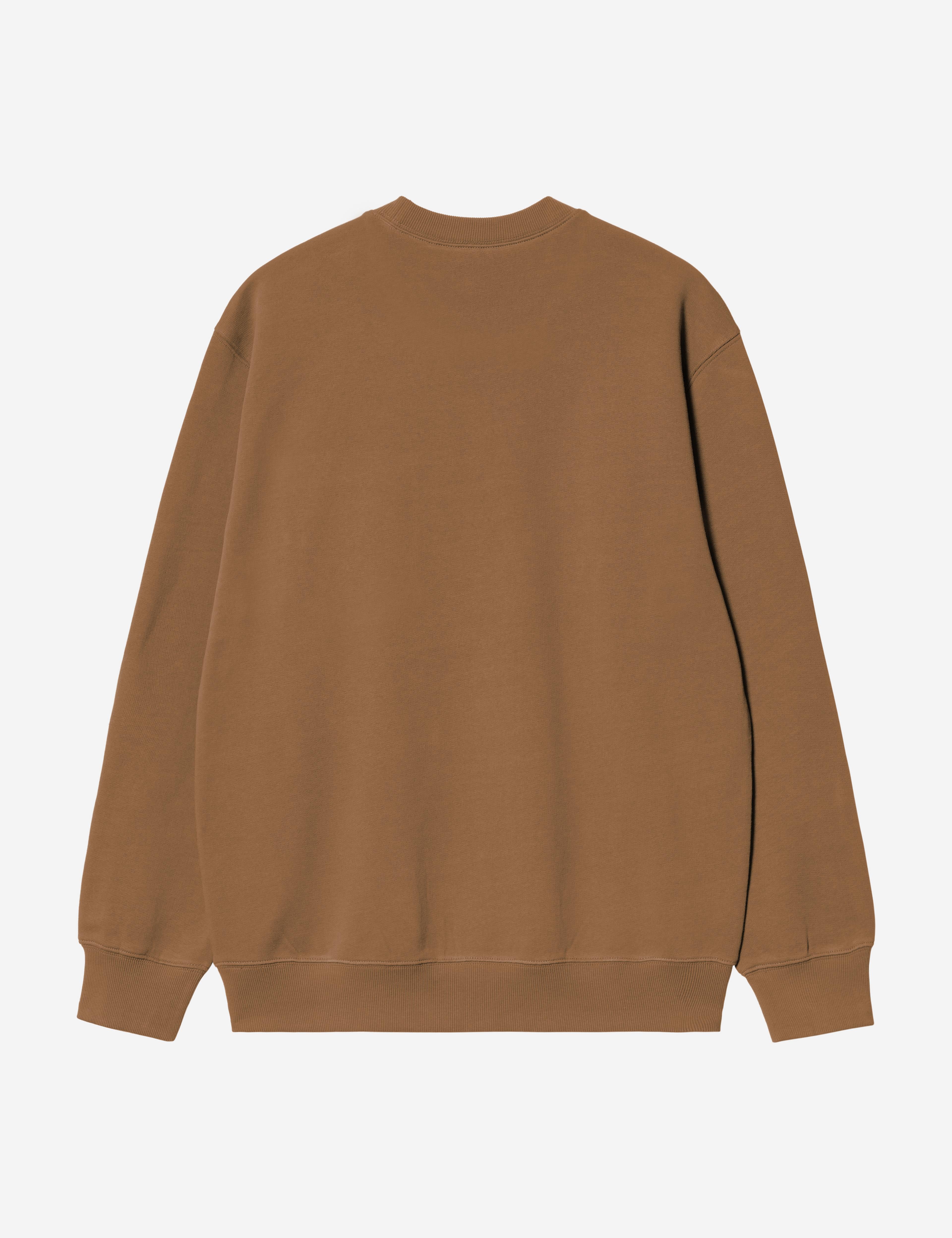 Sudadera CARHARTT WIP Carhartt Hamilton Brown / Black, vista trasera