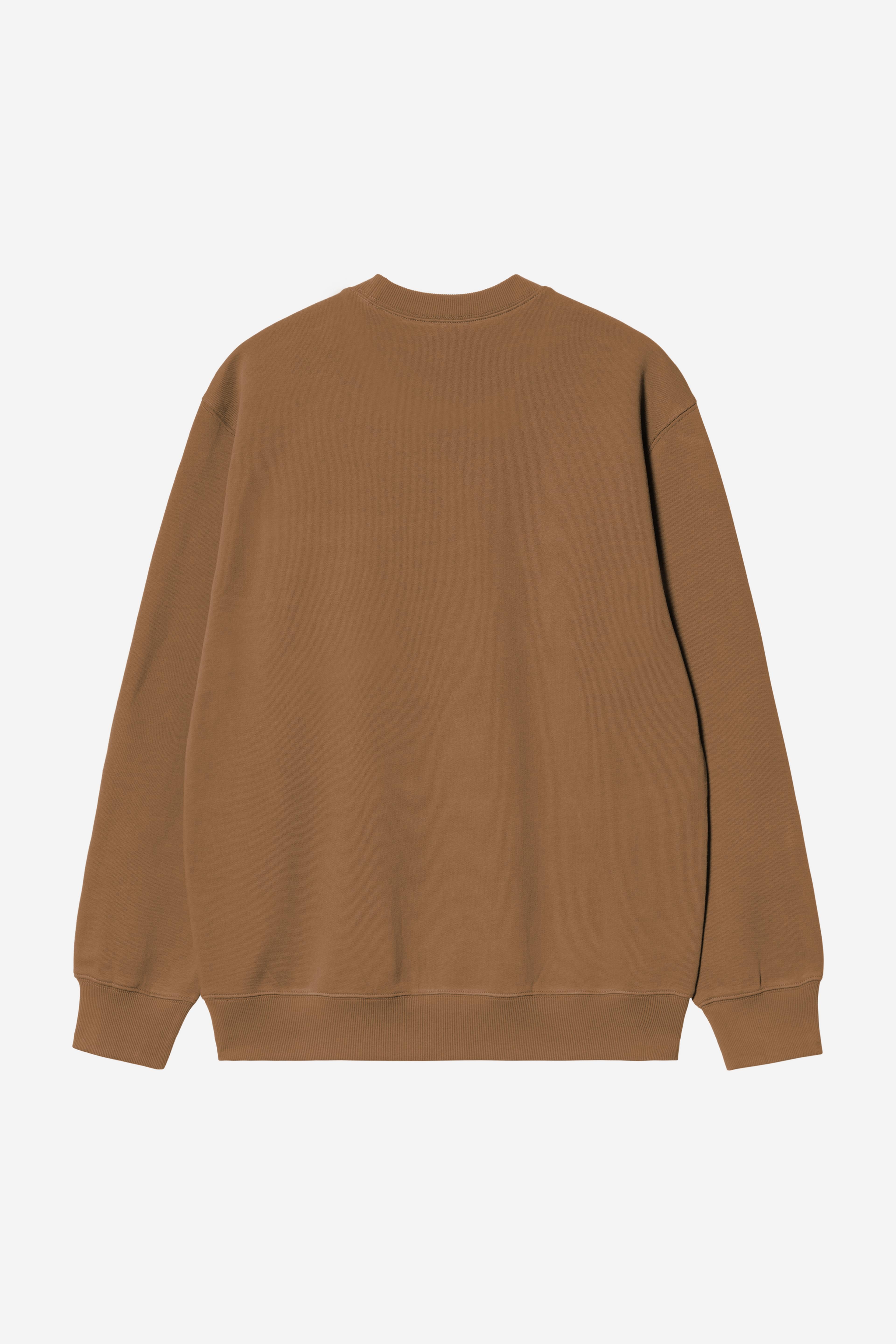 Sudadera CARHARTT WIP Carhartt Hamilton Brown / Black, vista trasera