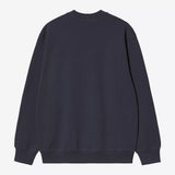 CARHARTT Sweatshirt Dark Navy / Dark Scarab