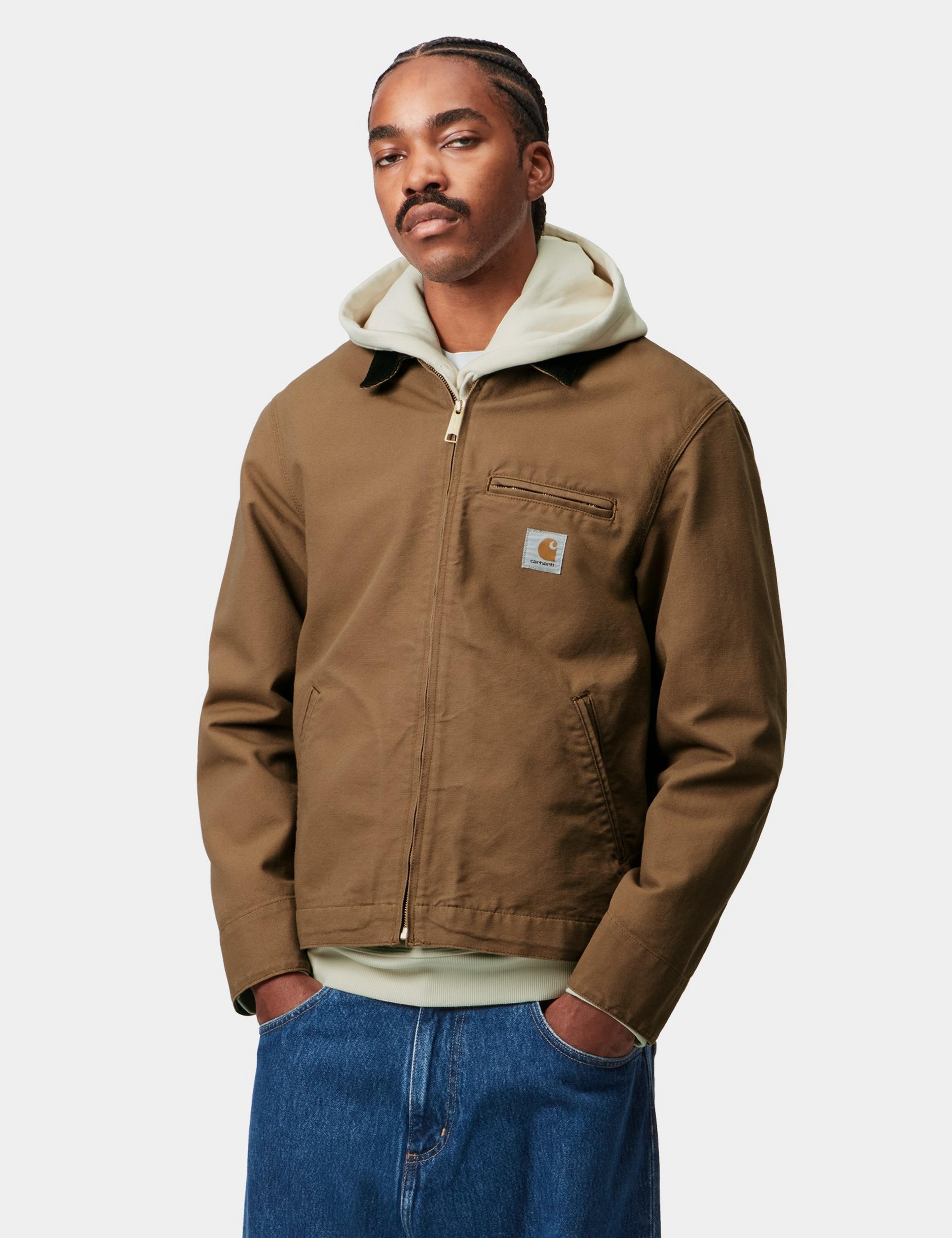 Chaqueta CARHARTT WIP Detroit Jacket (Summer) Hamilton Brown / Tobacco, Rinsed