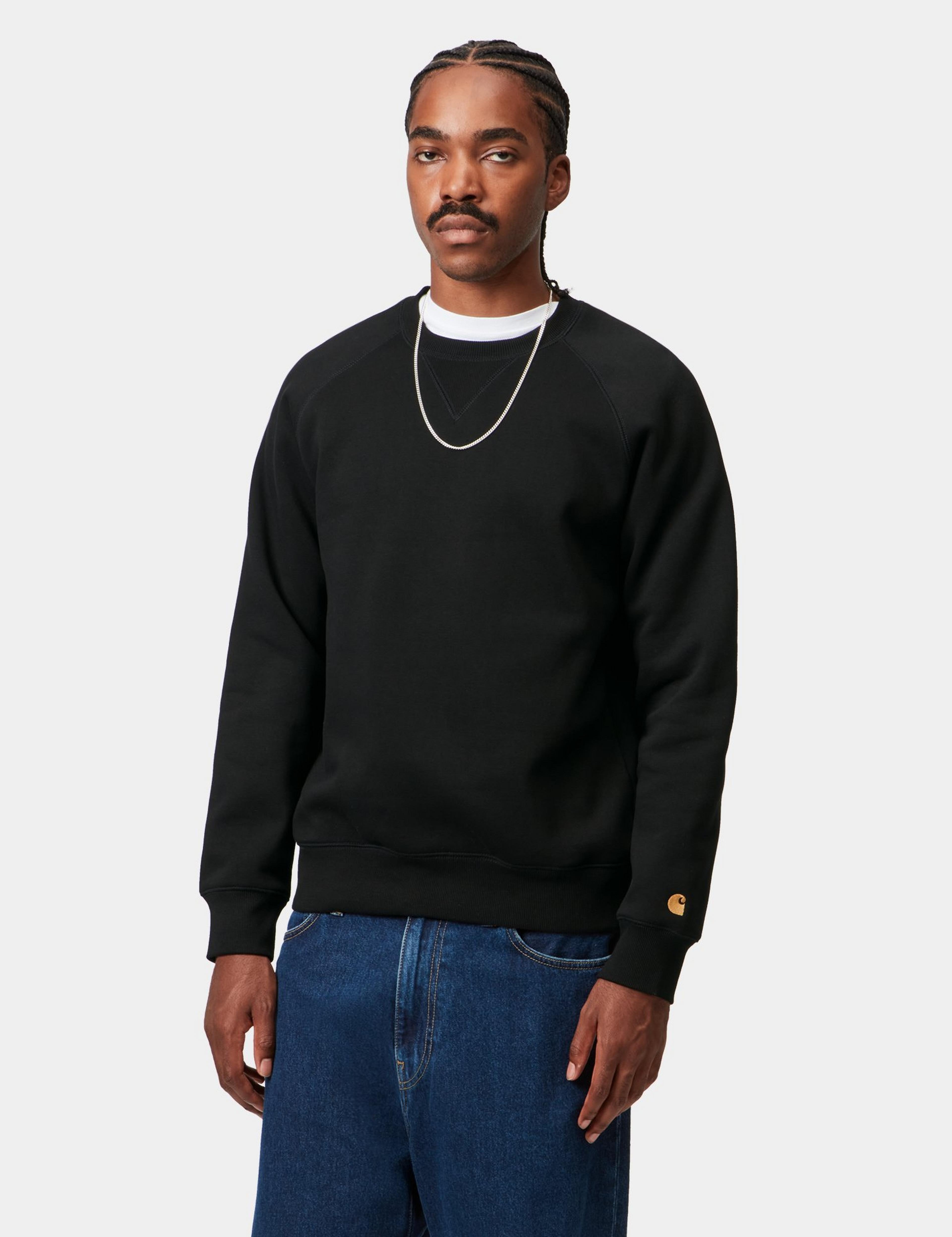 Sudadera CARHARTT WIP Chase Black Gold