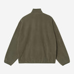 Sudadera CARHARTT WIP Edmore Half Zip Cypress / Black, vista trasera