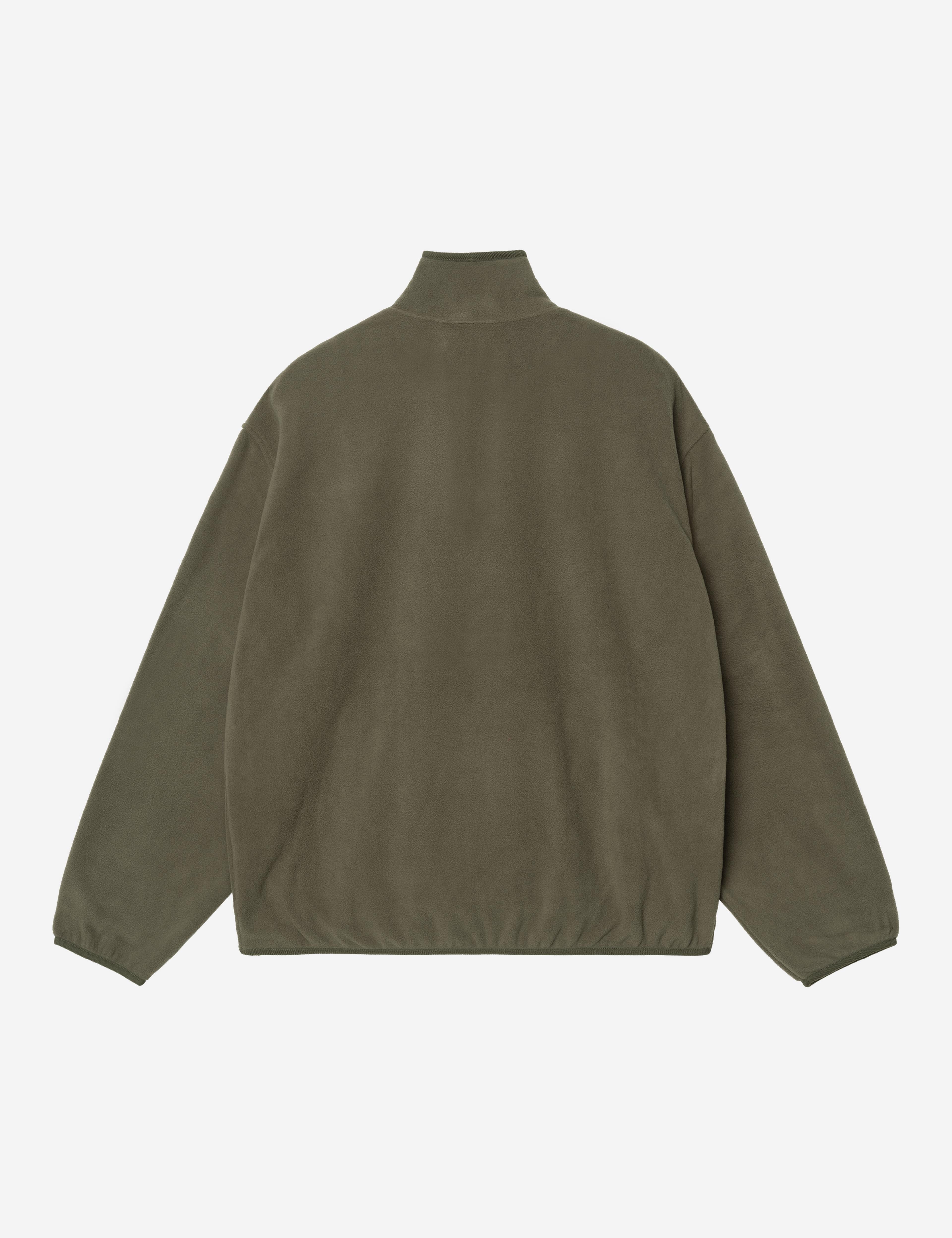 Sudadera CARHARTT WIP Edmore Half Zip Cypress / Black, vista trasera