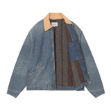 Chaqueta Carhartt WIP OG Detroit Blue / Dusty H Brown, vista del forro interior