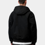 Chaqueta CARHARTT WIP OG Active Black Rigid, vista trasera con modelo