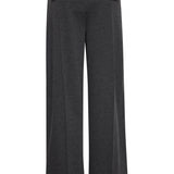 Pantalones ICHI Kate Office Wide Dark Grey Melange