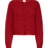 Cárdigan ICHI Belablue Red Dahlia