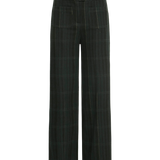 Pantalones ICHI Kate Woolley Black Green Check