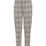 Pantalones ICHI Manse Natural Black Check