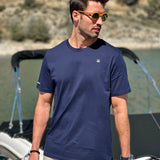 Camiseta MEDUSA BAY Classic Logo Bordado Azul Marino