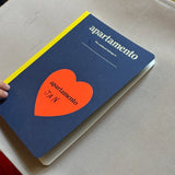 APARTMENT Magazin Notizbuch Dunkelblau / Gelb