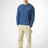 Camiseta BLUE BANANA Unisex Manga Larga Classic Azul Imperial