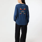 Camiseta BLUE BANANA Unisex Manga Larga Classic Azul Imperial