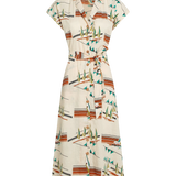 KING LOUIE Irene Antibes Creme Kleid