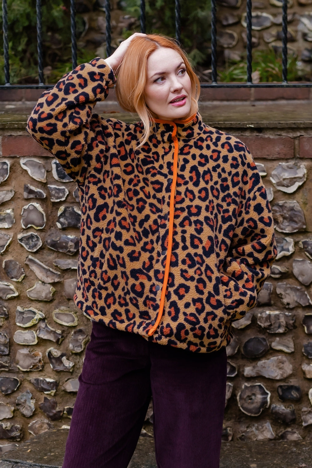 Forro polar SUGARHILL Remi Leopard — vista 2