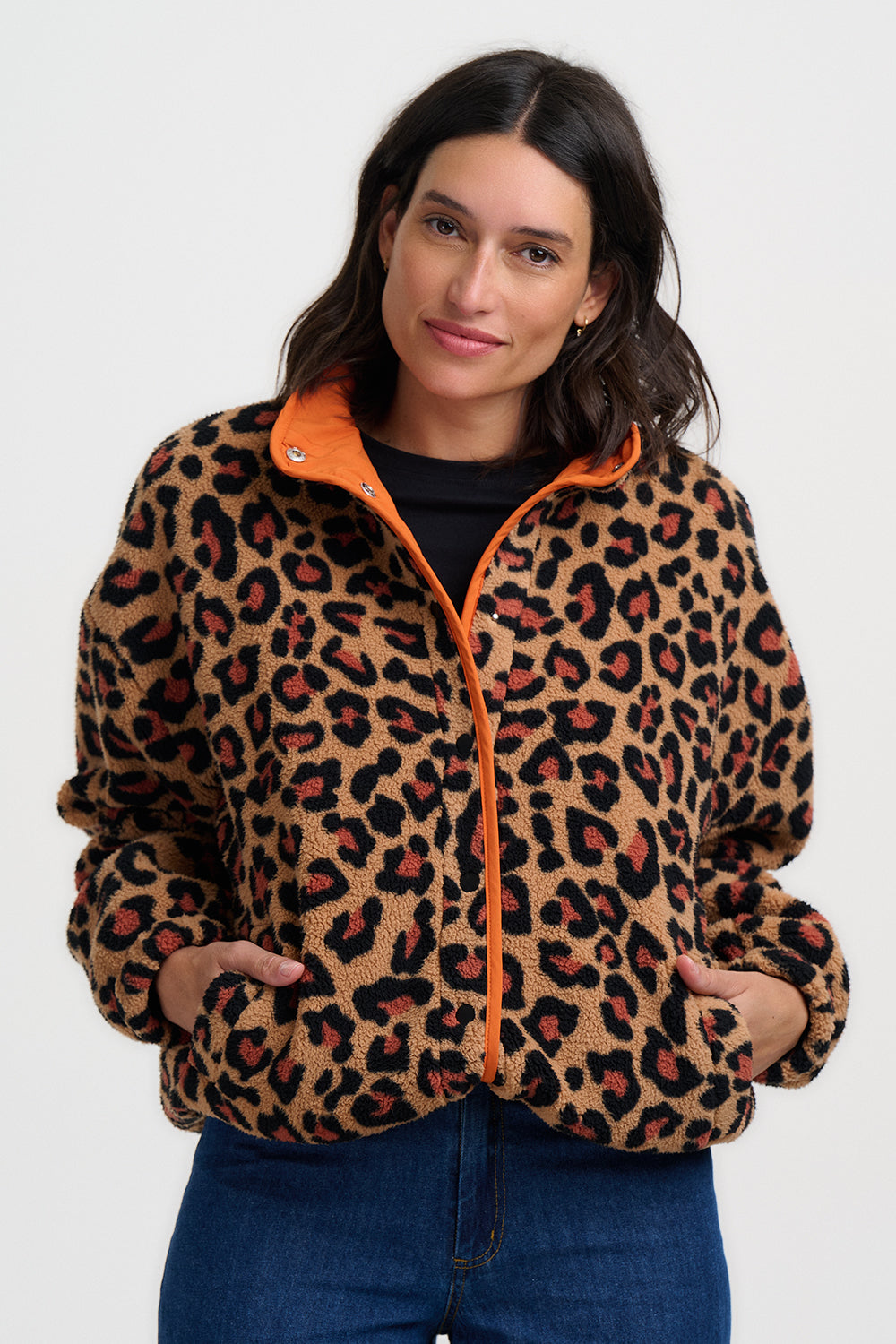 Forro polar SUGARHILL Remi Leopard — vista 3