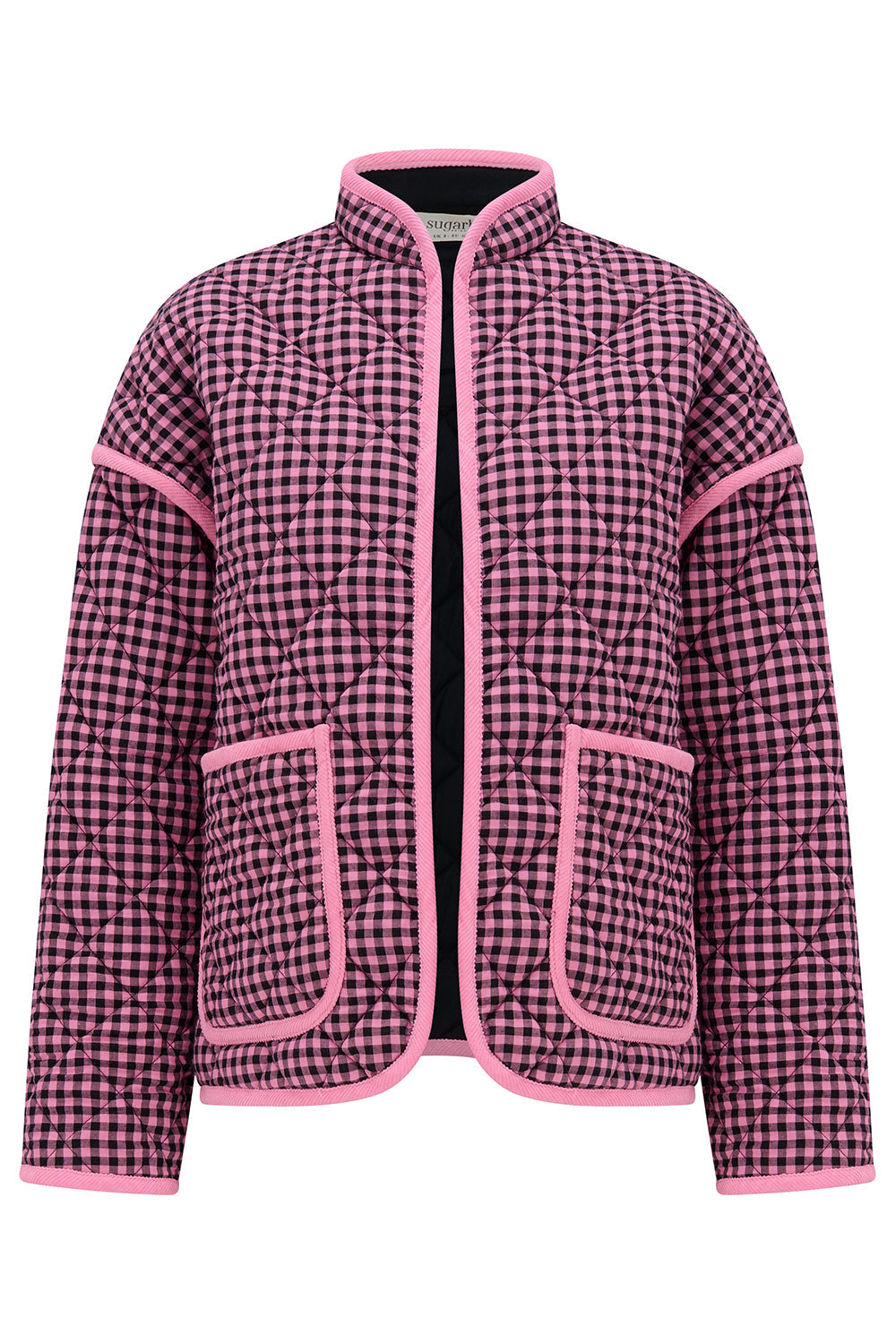 Chaqueta SUGARHILL Elowen Rose Gingham — vista frontal del producto