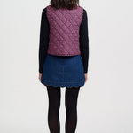 Chaleco SUGARHILL Vander Reversible Rose Gingham — vista 6