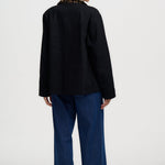 Chaqueta SUGARHILL Raye Black Leopard Collar — vista 6
