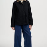 Chaqueta SUGARHILL Raye Black Leopard Collar — vista 7