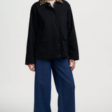 Chaqueta SUGARHILL Raye Black Leopard Collar — vista 7