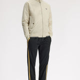 Chaqueta FRED PERRY J2321 Harrington Efecto Arrugado Avena