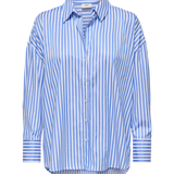 JDY – Vesper – Gestreiftes Cloud Dancer-Korbblumenhemd