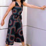 SUGARHILL Lamiah Black Retro Racer Suit