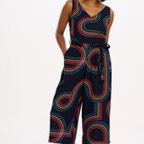 SUGARHILL Lamiah Black Retro Racer Suit