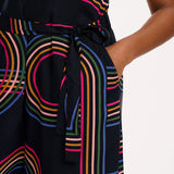 SUGARHILL Lamiah Black Retro Racer Suit