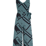 Mono SUGARHILL Lamiah Black/Green, Geometric Lines