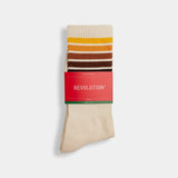 REVOLUTION 8908 Offwhite Socks