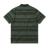 Polo THISISNEVERTHAT™ Jungle Jacquard Zip Up Top Olive
