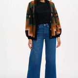 SUGARHILL Morganna Chevron &amp; Stars Cardigan