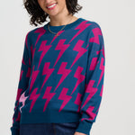 Jersey SUGARHILL Andi Teal Lightning — vista 2