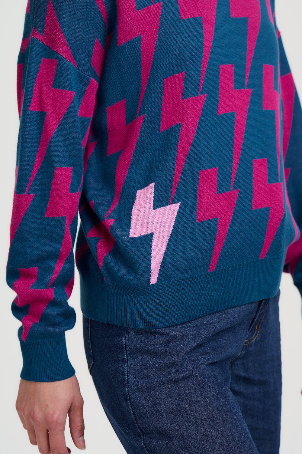 Jersey SUGARHILL Andi Teal Lightning — vista 3