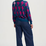 Jersey SUGARHILL Andi Teal Lightning — vista 4