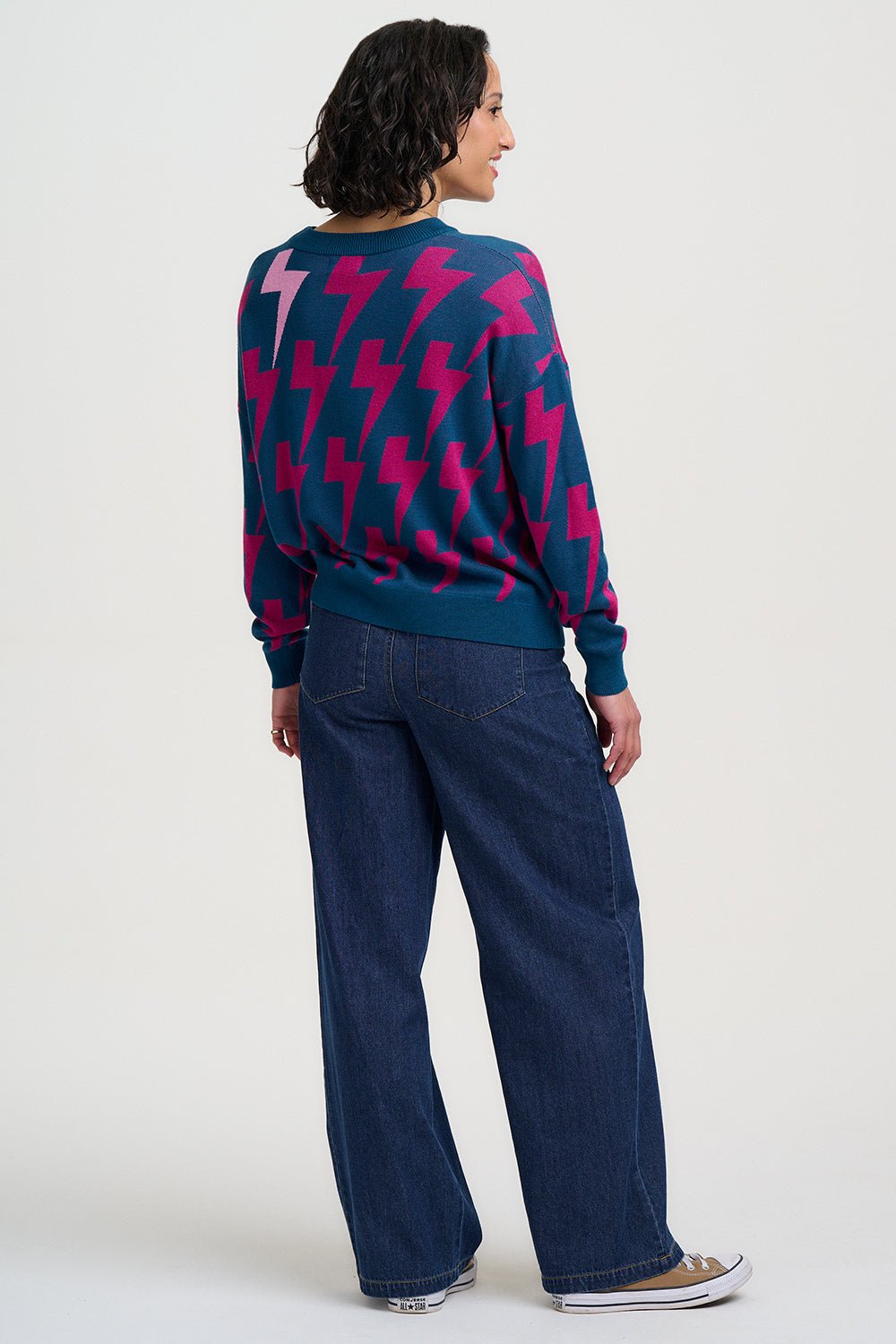 Jersey SUGARHILL Andi Teal Lightning — vista 4